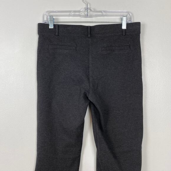 Betabrand Pants Straight Leg Comfort Charcoal Gray Yoga Trouser Large Petite - Picture 8 of 11